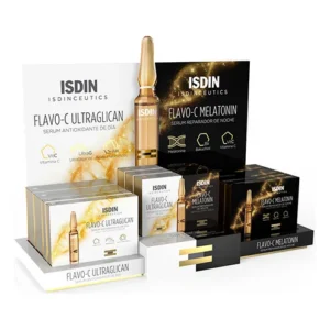 Isdin Isdinceutics Flavo-C — Coffret sérum jour et nuit 48 h, 10 + 10 ampoules — packshot — disponible au Maroc