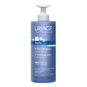 Uriage Bébé 1ère Eau Nettoyante 500 ml — packshot — disponible au Maroc