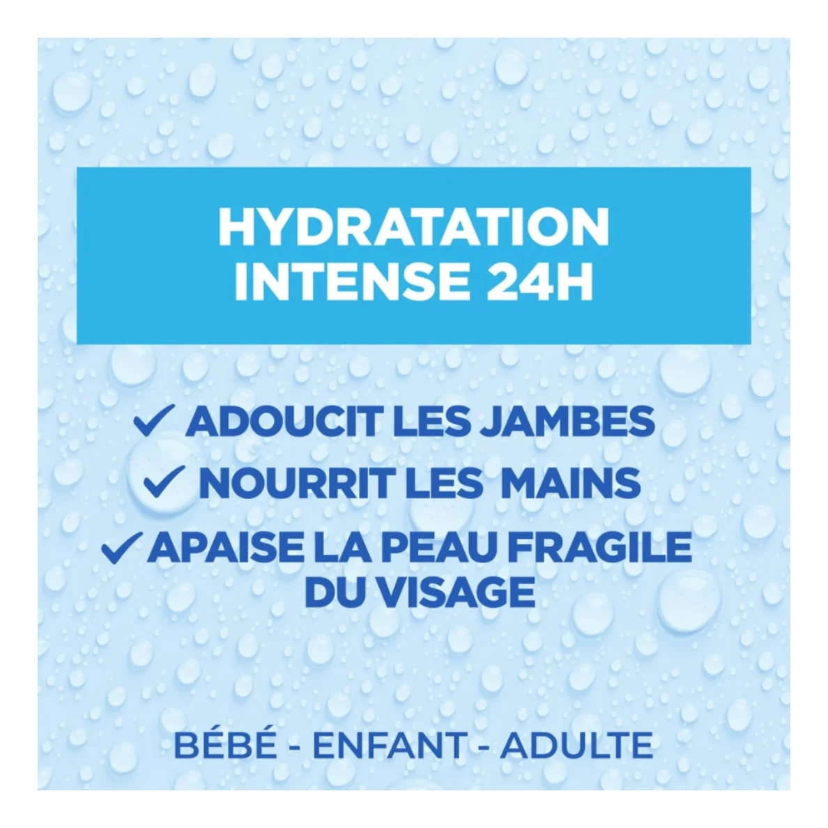 Mixa Crème Fraîche et Fondante à l’Acide Hyaluronique Pur 400ml – 400ml — vue produit (4) — Maroc