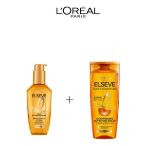 L&rsquo;Oréal Paris Elseve Huile Extraodinaire Cheveux Normal Secs shampooing 200ml+Serum 100ml – 200ml