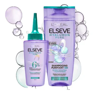 L&rsquo;Oréal Paris Elseve Hyaluron Pure Serum 100ml + Shampooing 200ml Pack – 100ml