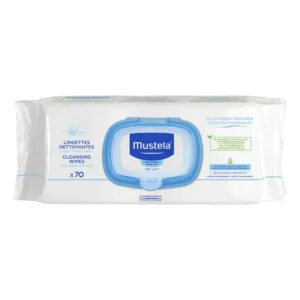 Mustela Lingettes Nettoyantes - 70 Pièces — packshot — disponible au Maroc