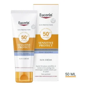 Eucerin Sun Sensitive Protect Crème SPF 50+ 50 ml — packshot — disponible au Maroc