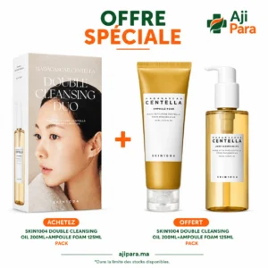 Skin1004 Skin 1004 Double Cleansing Oil 200ml+Ampoule Foam 125ml Pack — packshot — disponible au Maroc